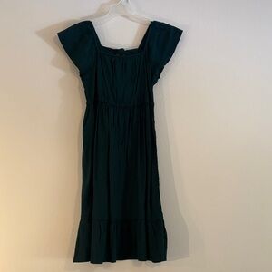 Girls xl deep green Dress